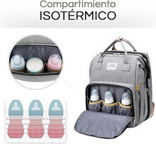 Cargar imagen en el visor de la galería, Mochila Cambiador Bebés Multifunción